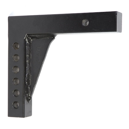 Husky Towing Husky Towing 32554 Ball Mount Square; 2-1/2 x 2 Inch; 10 Inch Shank; 7-1/2 Inch Rise; Black; Single 32554